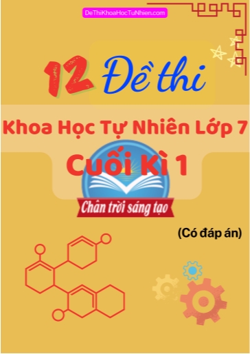 Bộ 12 Đề thi Khoa học tự nhiên Lớp 7 cuối Kì 1 Chân Trời Sáng Tạo (Có đáp án)