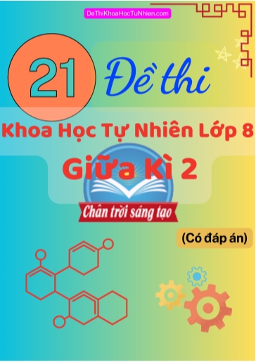 Bộ 21 Đề thi Khoa học tự nhiên Lớp 8 giữa Kì 2 Chân Trời Sáng Tạo (Có đáp án)