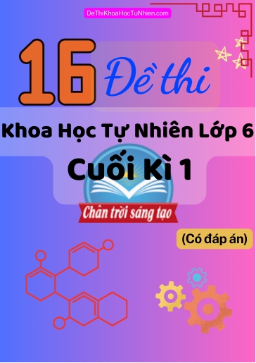 Bộ 16 Đề thi Khoa học tự nhiên Lớp 6 cuối Kì 1 Chân Trời Sáng Tạo (Có đáp án)