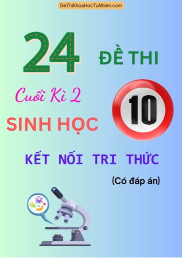 Bộ 24 Đề thi cuối Kì 2 Sinh học 10 Kết Nối Tri Thức (Có đáp án)