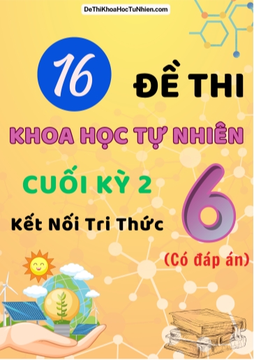 Bộ 16 Đề thi Khoa học tự nhiên Lớp 6 cuối Kì 2 Kết nối tri thức (Có đáp án)