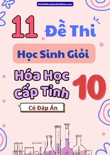 Bộ 11 Đề thi Học sinh giỏi môn Hóa học Lớp 10 cấp Tỉnh (Có đáp án)