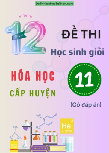 Bộ 12 Đề thi Học sinh giỏi môn Hóa học Lớp 11 cấp Huyện (Có đáp án)
