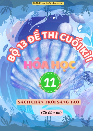 Bộ 13 Đề thi cuối Kì 1 Hóa học 11 sách Chân Trời Sáng Tạo (Có đáp án)