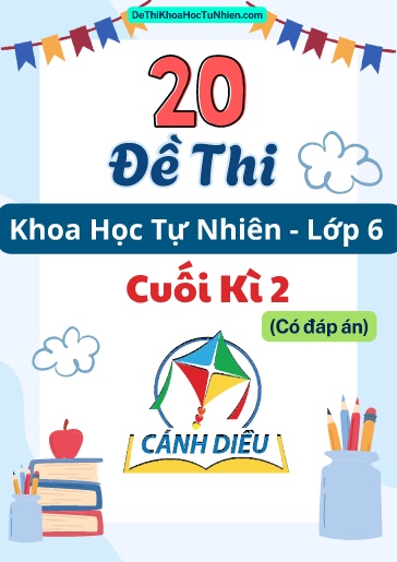 Bộ 20 Đề thi Khoa học tự nhiên Lớp 6 cuối Kì 2 Cánh Diều (Có đáp án)