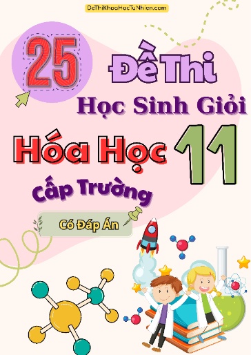Bộ 25 Đề thi Học sinh giỏi môn Hóa học Lớp 11 cấp Trường (Có đáp án)