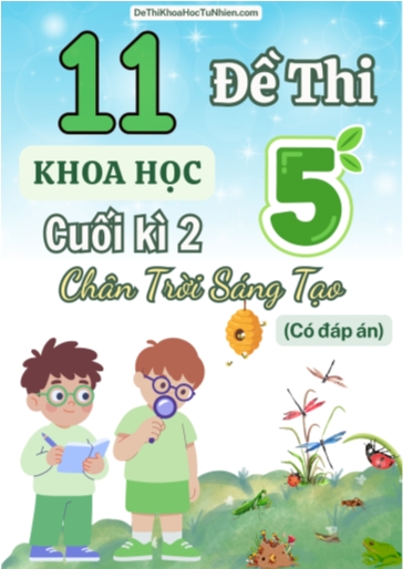 Bộ 11 Đề thi Khoa Học Lớp 5 cuối Kì 2 Chân Trời Sáng Tạo (Có đáp án)