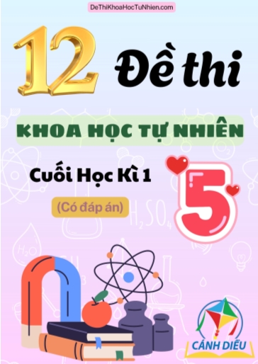 Bộ 12 Đề thi Khoa Học Lớp 5 cuối Kì 1 Cánh Diều (Có đáp án)