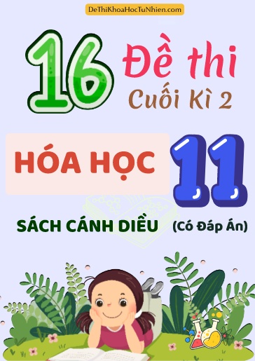 Bộ 16 Đề thi cuối Kì 2 Hóa học 11 sách Cánh Diều (Có đáp án)