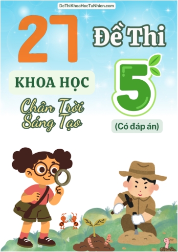 Bộ 27 Đề thi Khoa Học Lớp 5 Chân Trời Sáng Tạo (Có đáp án)