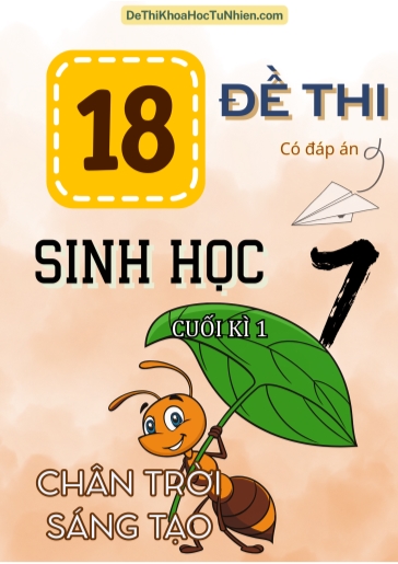Bộ 18 Đề thi Sinh Học Lớp 7 cuối Kì 1 Chân Trời Sáng Tạo (Có đáp án)