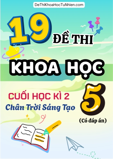 Bộ 19 Đề thi Khoa Học Lớp 5 cuối Kì 2 Kết Nối Tri Thức (Có đáp án)