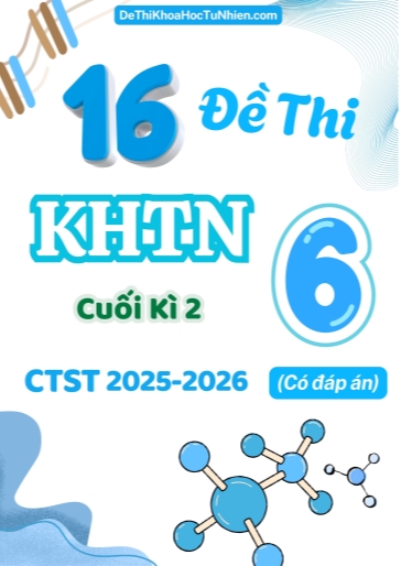 Bộ 17 Đề thi KHTN 6 CTST cuối kì 2 năm 2025-2026 (Có đáp án)