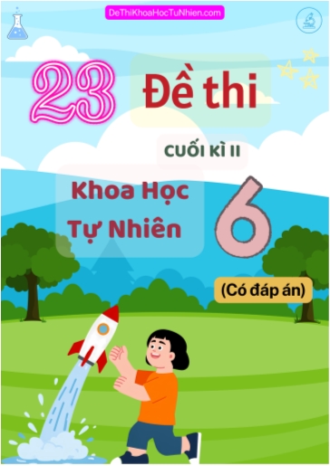 Bộ 23 Đề thi KHTN 6 cuối Kì 2 phần Tự luận (Có đáp án)