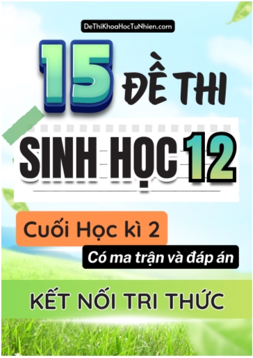 Bộ 15 Đề thi cuối học kì 2 môn Sinh Học lớp 12 có Ma trận và Đáp án (Kết nối tri thức)